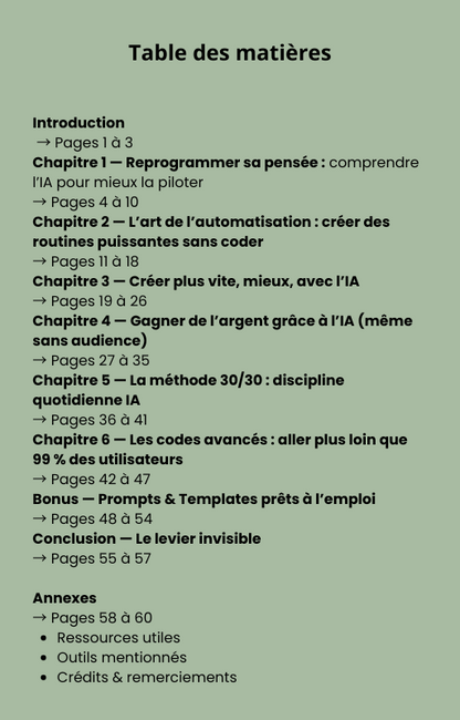 Les Codes de l’IA